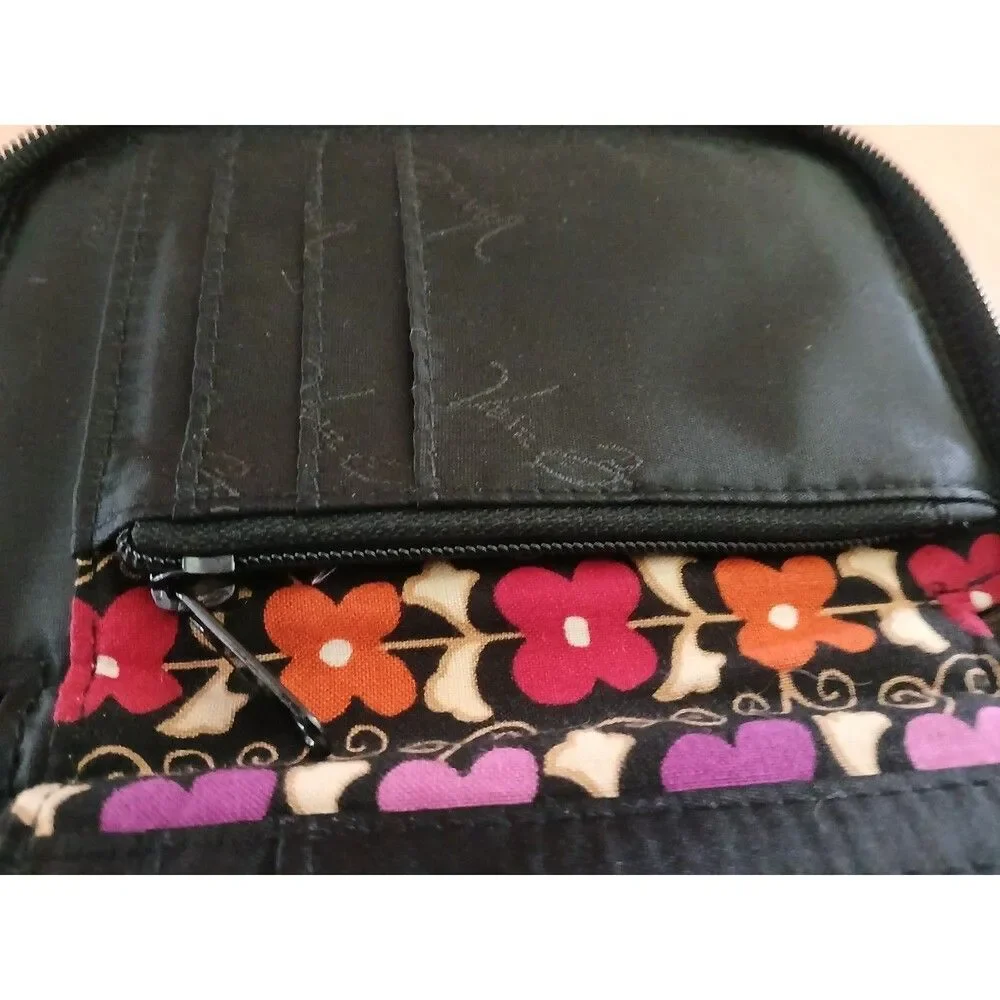 Vera Bradley Wristlet Carry it All Wallet Cell Phone Holder ID Floral Quilted